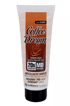 Крем-автозагар Solbianca Coffee Dream с кофеин/маслом семян дерева ши/экстракт имбиря/арники, 125 мл