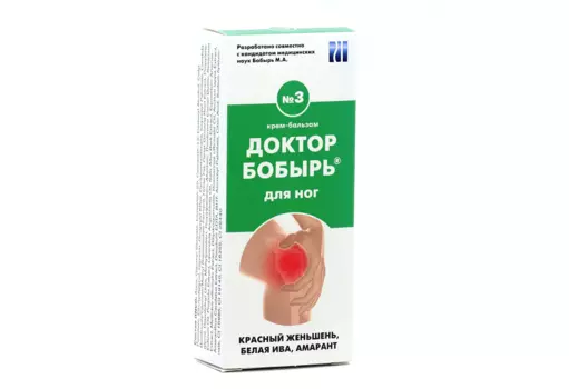 Крем-бальзам Доктор Бобырь №3 д/ног