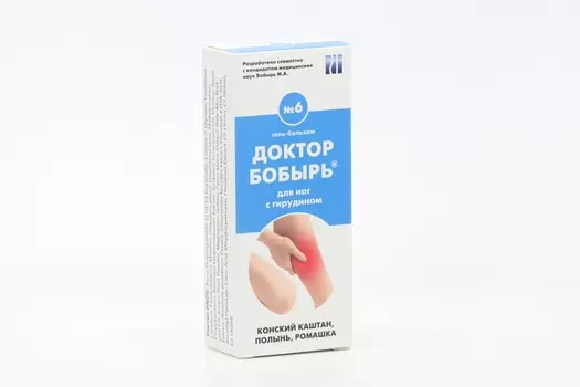 Крем-бальзам Доктор Бобырь №6 д/ног