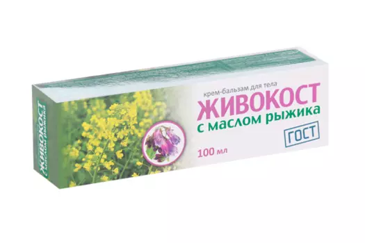 Крем-бальзам Живокост с маслом рыжика д/суставов, 100 мл
