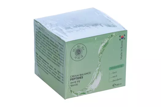 Крем-баланс Mi-Ri-Ne Peptides разглаживающий д/кожи лица/шеи/декольте, 100 мл