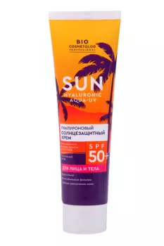 Крем Bio Cosmetolog Professional солнцезащит гиалурон SPF 50+ д/лица/тела, 75 мл