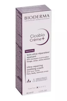 Крем Биодерма Цикабио+ восстанавливающий и успокаивающий, 40 мл