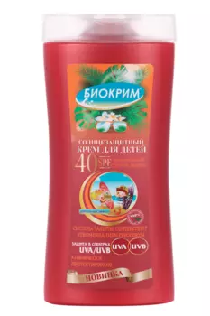 Крем Биокрим солнцезащит SPF40 д/детей, 200 мл