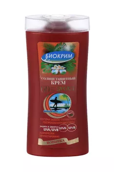 Крем Биокрим солнцезащит SPF60 Спорт, 200 мл