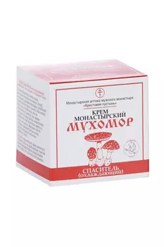 Крем Бизорюк монастырский Мухомор спасатель охлаждающий