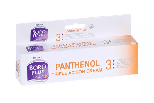 Крем Боро Плюс Пантенол тройного действия, 60 мл