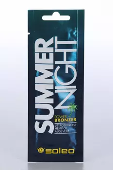 Крем-Бронзатор Soleo Summer Night д/кожи интенсивный с пеньковым маслом д/загара, 15 мл