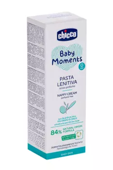 Крем Chicco Baby Moments под подгузник, 100 мл