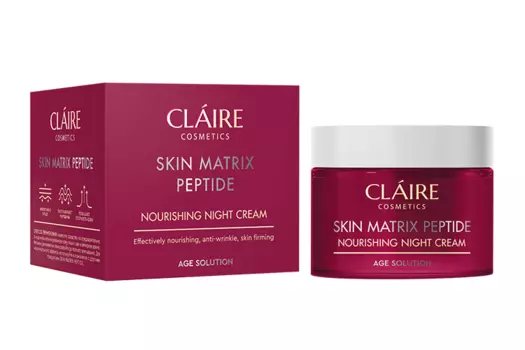 Крем CLAIRE Cosmetics Skin matrix peptide питательный д/лица ноч, 50 мл