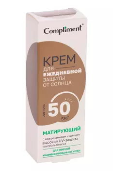 Крем Compliment Матирующий д/ежедневной защиты от солнца, 50 мл