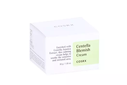 Крем д/лица Cosrx Centella Blemish Cream с экстр центеллы п/акне и купероза, 30 г