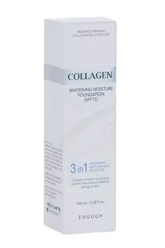 Крем д/лица Enough тональный 3 в 1 осветляющий COLLAGEN SPF15 тон 13 100 мл