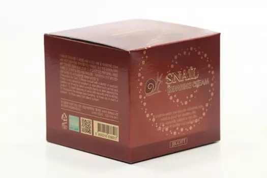 Крем д/лица Jigott восстанавливающий SNAIL REPARING с муцином улитки, 100 г