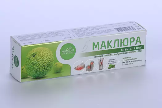 Крем д/ног Маклюра Крымский Травник п/трещин/мозолей/натоптыш, 100 мл