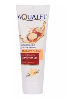 Крем д/рук AQUATEL с маслом Ши Питательный, 75 мл