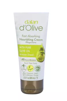 Крем д/рук и тела Dalan DOlive Питательный д/нормальной и сухой кожи, 60 мл