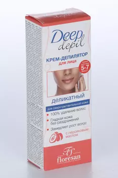 Крем-депилятор Floresan д/лица деликатный, 50 мл