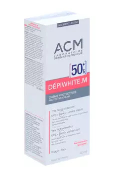 Крем Depiwhite М защитный д/лица с SPF50+, 40 мл