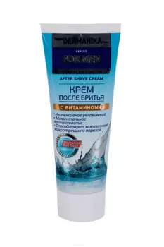 Крем Dermanika For Men с витамином F п/бритья, 75 мл