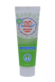 Крем детский Рома+Машка смягчающий с витаминами, 75 мл