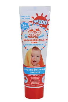 Крем детский Рома+Машка солнцезащитный SPF100, 100 мл