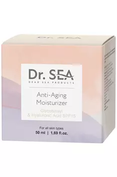 Крем для лица Dr. Sea антивозрастной увлажняющий с комплексом GLYCOTENSYL и гиалуроновой кислотой S