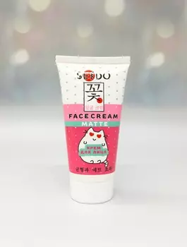 Крем для лица Sendo балансирующий с матирующим эффектом. Цинк, Ниацинамид, 50 мл..