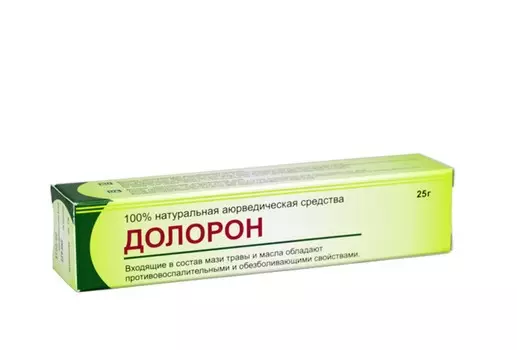 Крем Долорон аюрведический натуральный, 25 г