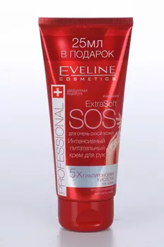 Крем EVELINE Extra Soft SOS интенсивный питательный д/рук, 100 мл