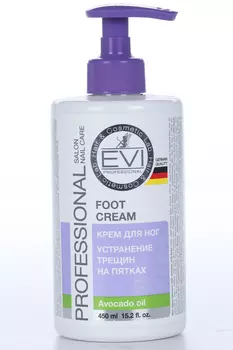 Крем EVI professional устранение трещин на пятках д/ног, 450 мл