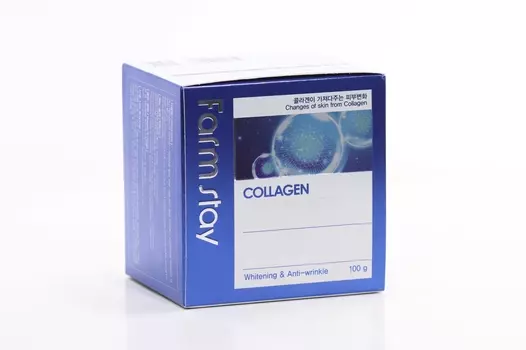 Крем Farm Stay увлажняющий для лица с коллагеном, 100 г