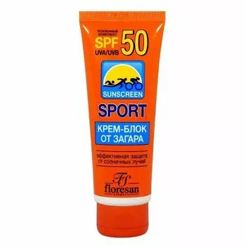 Крем Floresan Ф-106 солнцезащитный водостойкий SPF 50, 60 мл