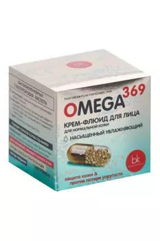 Крем-флюид Belkosmex OMEGA 369 д/нормальной кожи д/лица, 48 г