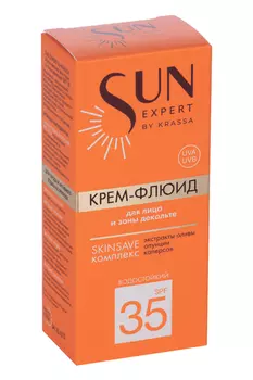 Крем-флюид Krassa д/лица и зоны декольте SPF35, 50 мл, (SE41382)