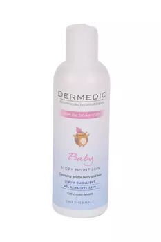 Крем-гель Дермедик Эмолиент Линум Бэби очищающ с 1го дня жизни, 200 мл