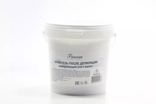 Крем-гель Floresan после депиляции замедляющий рост волос с экстрактом ромашки/алоэ вера, 1 л