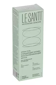 Крем-гель Ле Санти очищающий липидовосстан д/лица/тела д/чувств/сух кожи, 200 мл