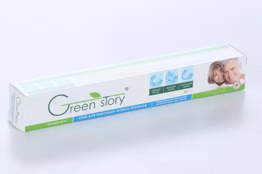 Крем Грин Стори д/фиксации зубн протезов, 60 г