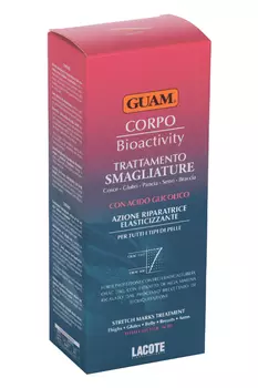 Крем Guam Corpo от растяжек биоактивный с гликолевой кислотой, 150 мл