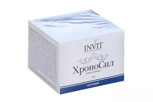 Крем INVIT хроносил ночной от морщин д/кожи лица, 50 мл