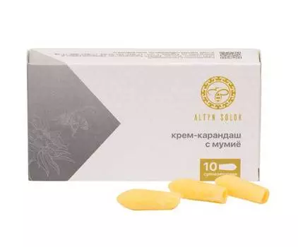 Крем-карандаш Altyn Solok с мумие, 2 г, 10 шт