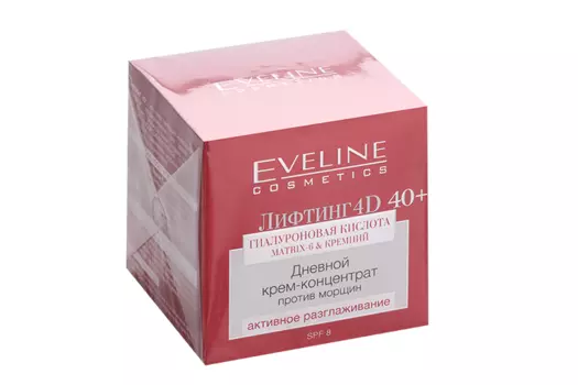 Крем-концентрат EVELINE Лифтинг 4D 40+ д/лица дневной против морщин, 50 мл