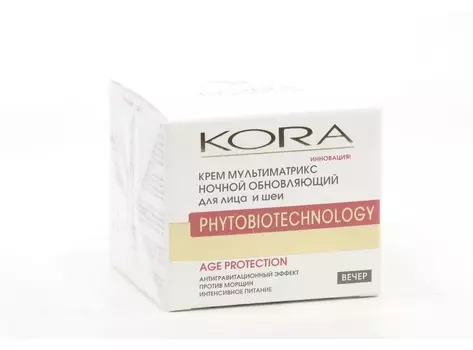 Крем Кора Мультиматрикс ночной обновляющий, 50 мл