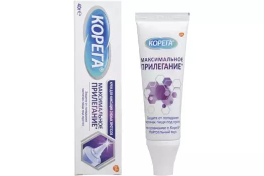 Крем Корега Максимальное прилегание д/зуб протезов, 40 г