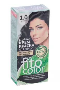 Крем-краска Fitocolor черный д/волос тон 1.0 115 мл
