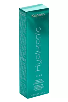 Крем-краска Kapous Professional Hyaluronic Acid д/волос 4.18 коричневый лакричный 100 мл