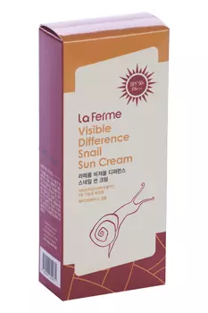 Крем La Ferme солнцезащитный с муцином улитки SPF50 PA+++, 70 г