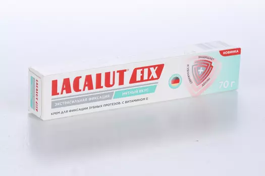 Крем Лакалут Фикс д/фиксации зубных протезов мятный вкус, 70 г