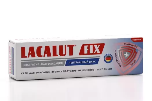 Крем Лакалут Фикс д/зубных протезов нейтральный вкус, 40 г